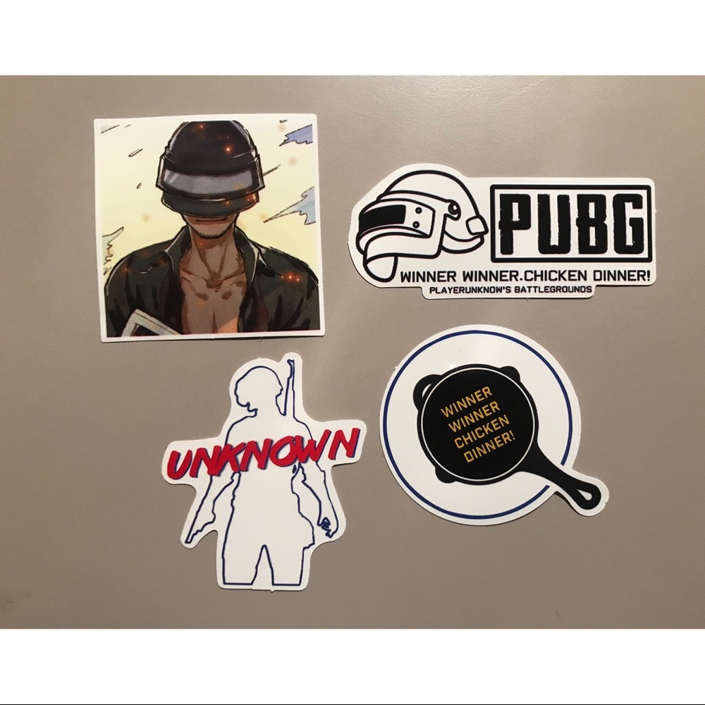 4 PUBG Stickers